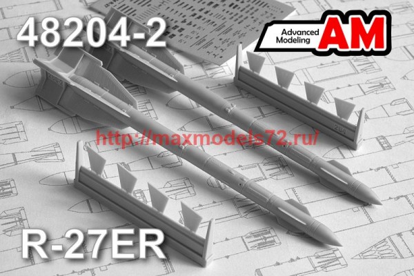 АМС 48204-2   Р-27ЭР Авиационная управляемая ракета класса «Воздух-воздух» (thumb74905)